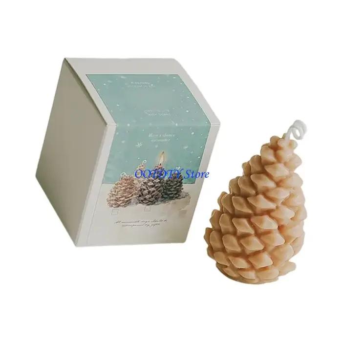 Bougie en cire soja 367A, avec arômes pièce maîtresse Table Festival élégante