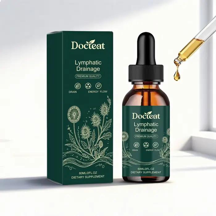 Gouttes de soutien au drainage lymphatique à base de plantes 60 ml
