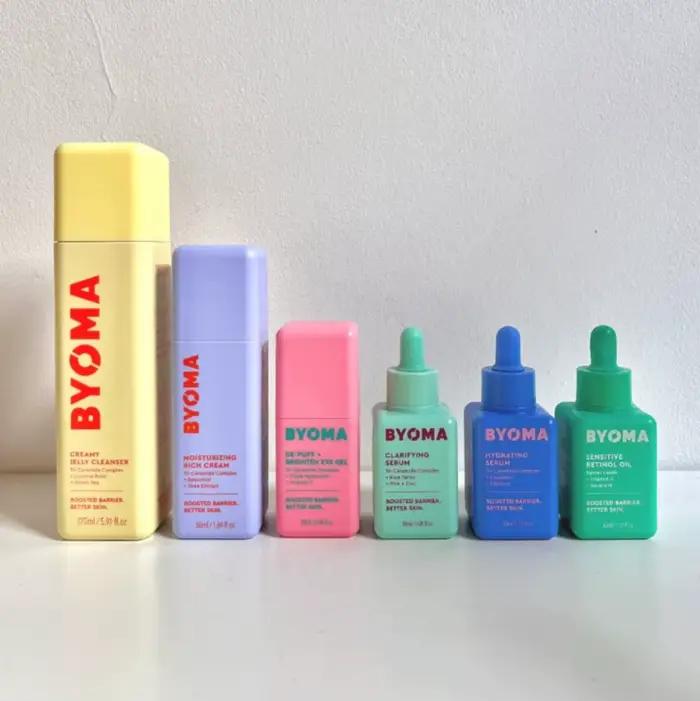 Huile de réparation de la barrière hydratante BYOMA - 50% d'hydratation