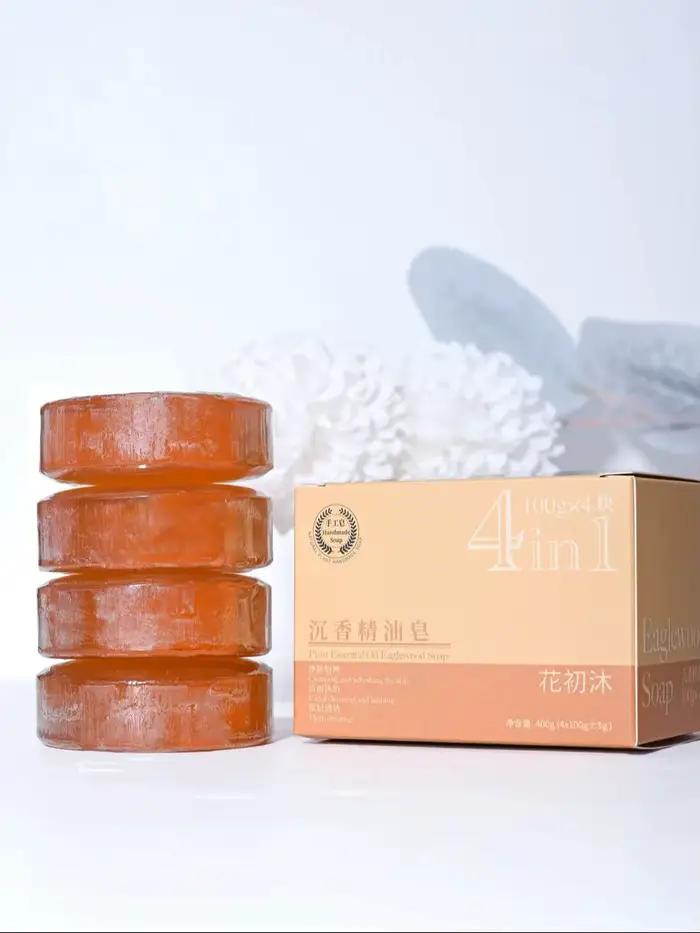 Savon à l'huile essentielle d'agarwood 100g