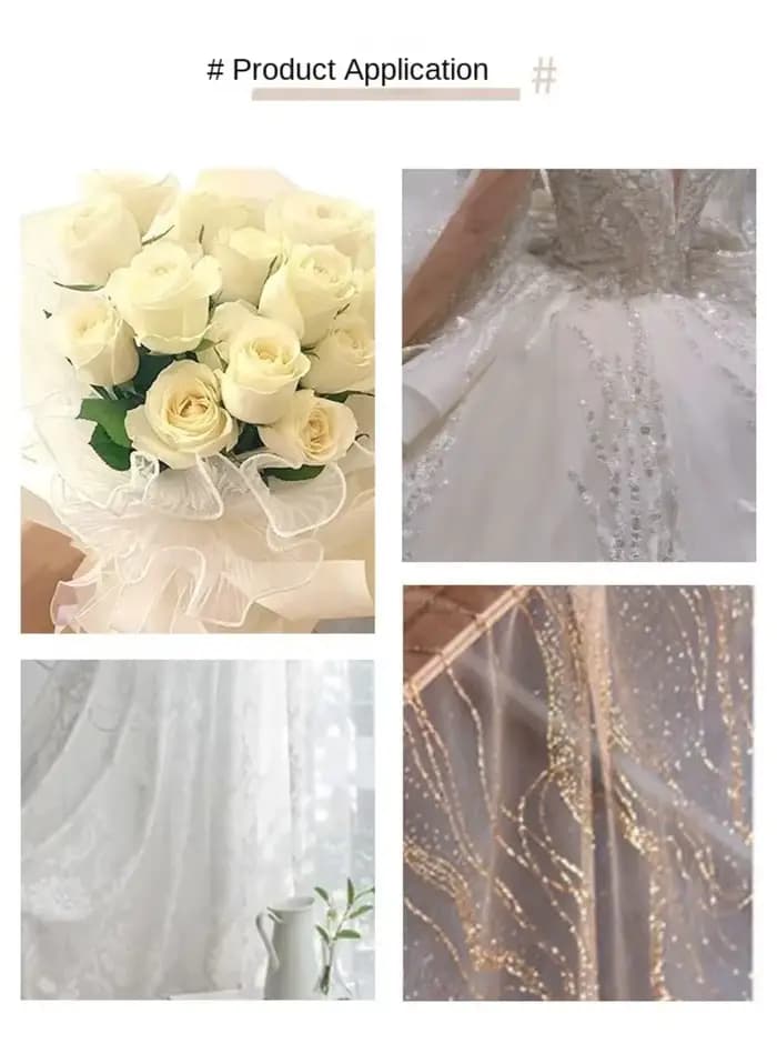 Rouleau de Tulle en tissu, 1 rouleau de 9.1m/360 pouces, décorations de fête de mariage, jupe en Organza, fournitures de fête et d'événements pour fiançailles ﻿