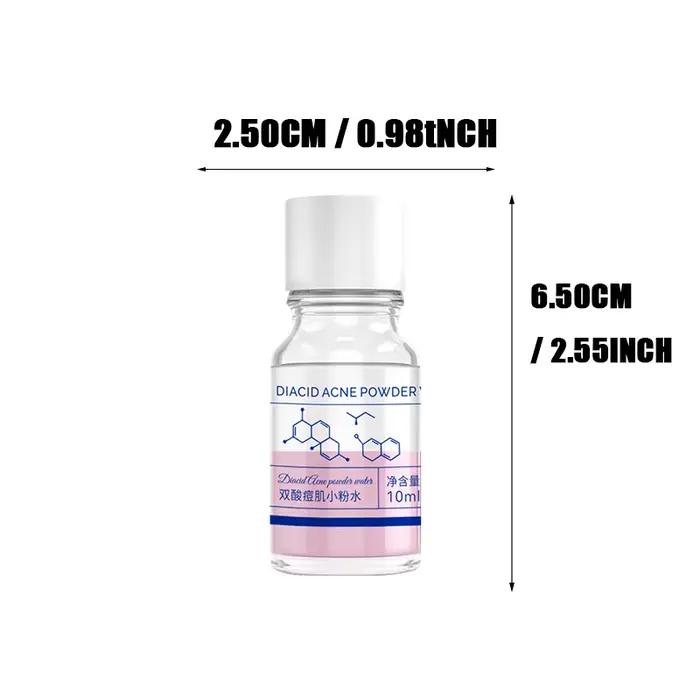 Essence d'acné concentrée d'acide salicylique rose de 10 ml - contenant