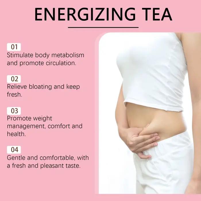 Googeer 28 sachets de thé détoxifiant aux herbes pour soulager l'abdomen