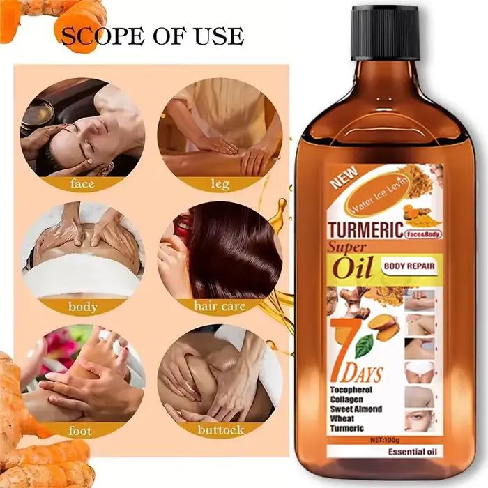 Huile de massage à l'huile essentielle de gingembre