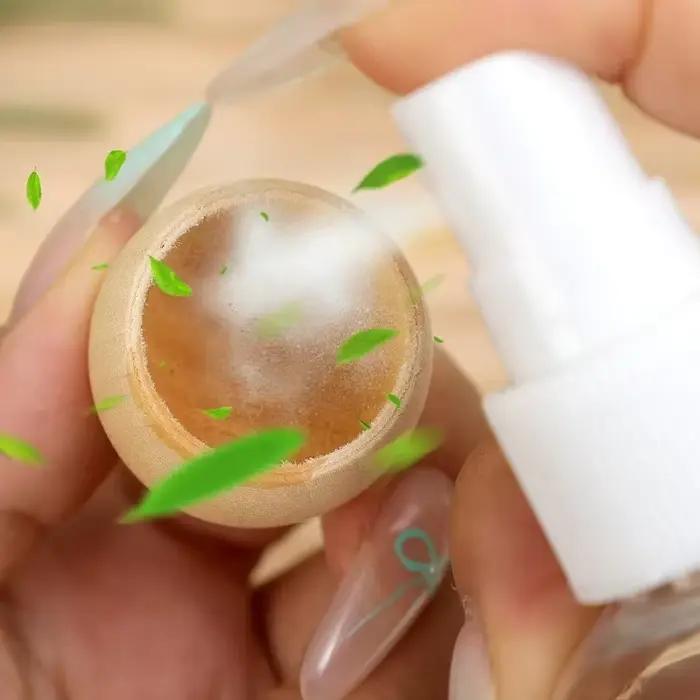 Diffuseur d'huile essentielle rond en bois