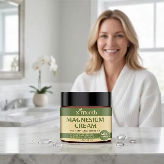 Crème relaxante au magnésium naturel premium