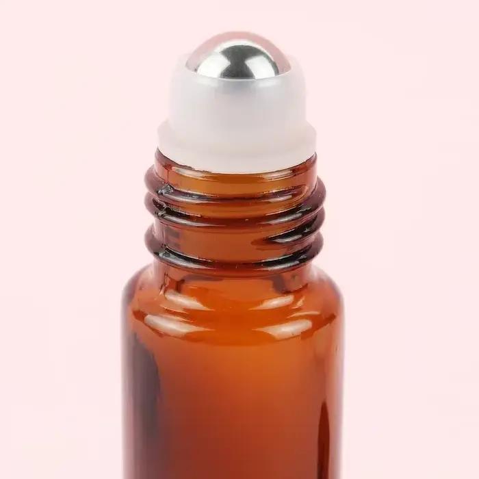 10/20 pièces 10ml épais ambre bleu verre rouleau sur bouteille cosmétique