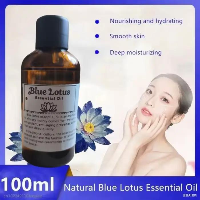 Huile essentielle de Lotus bleu naturel de qualité supérieure
