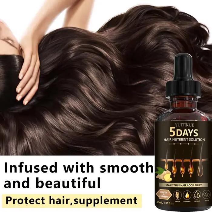 Sérum de croissance des cheveux YUITIKUE 5 jours - Solution nutritive
