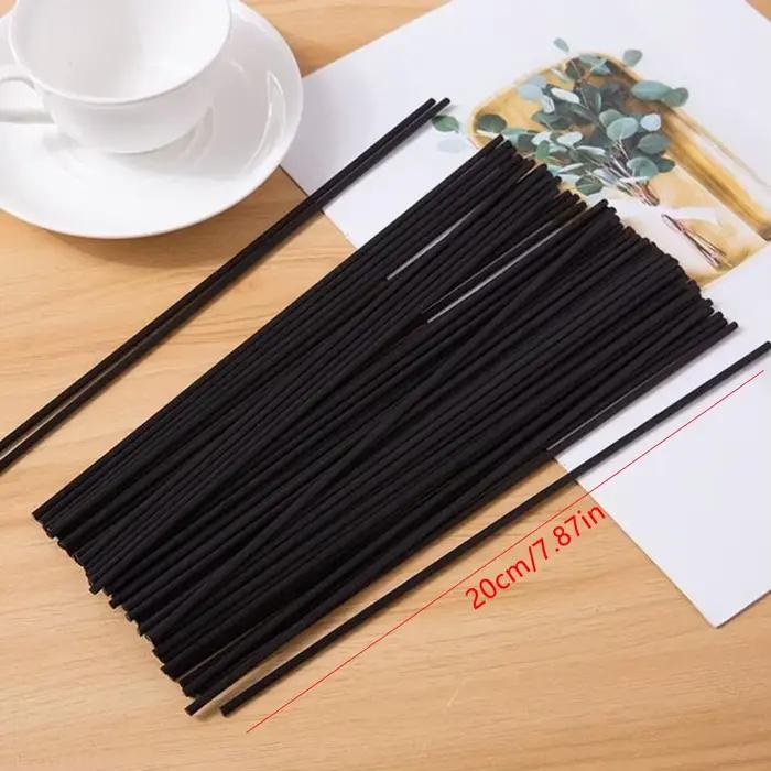 Bâtons de diffuseur d'aromathérapie noirs