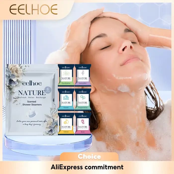 Diffuseurs de vapeur d'aromathérapie pour la douche, aide au sommeil, relaxation, soulagement du stress et de la fatigue, tablettes de douche, accessoires de bain spa, parfum naturel, spa relaxant