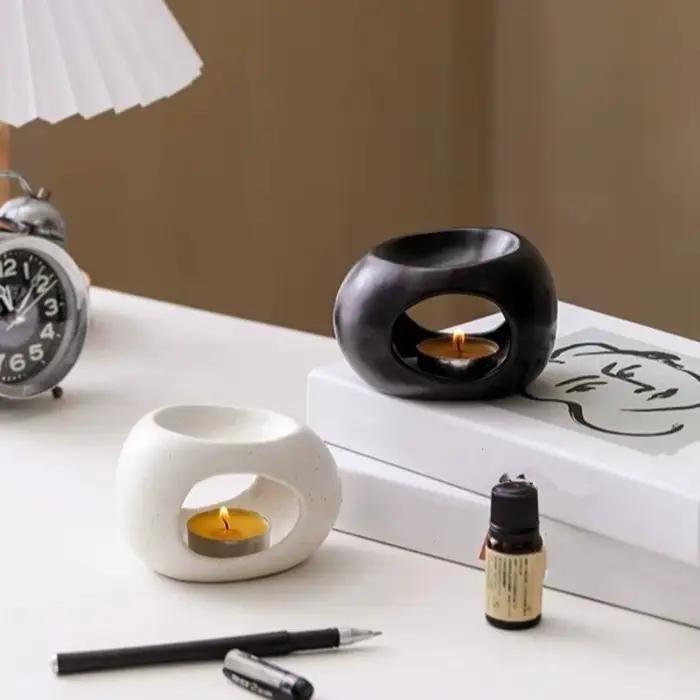 Brûleur d'huiles essentielles en céramique