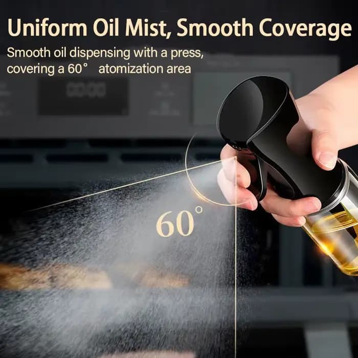 Bouteille de pulvérisation d'huile en plastique de 200/300/500ml, vaporisateur d'huile de qualité alimentaire pour la cuisson du barbecue, friteuse à Air, bouteille de pulvérisation d'huile de cuisine