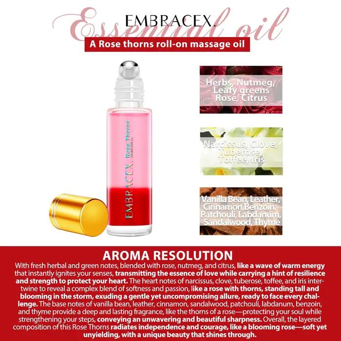 Huile essentielle à la rose en roll-on 20 ml