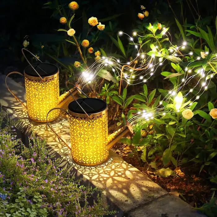 Guirlande solaire de remplacement, panneau solaire suspendu pour l'extérieur, lanternes solaires, pièces étanches, accessoires de voie de jardin