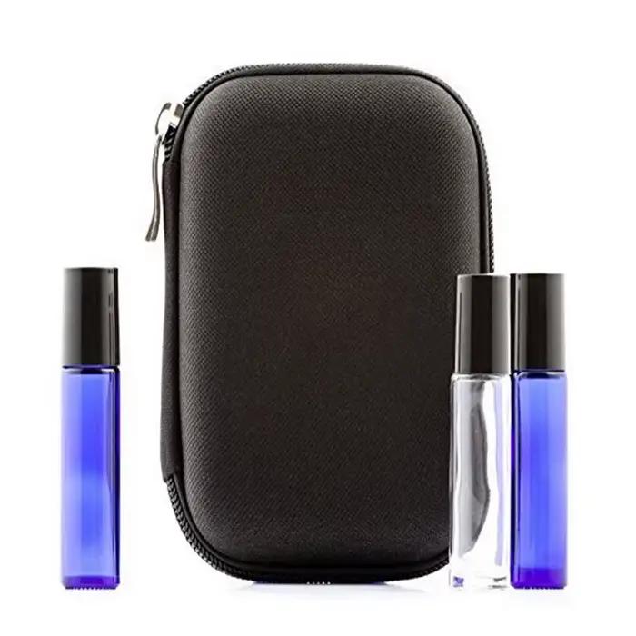 1pc 10 emplacements pour flacons d'huiles essentielles universels de 10 ml à 15 ml, sac de rangement pour huiles aromatiques, organiseur de flacons, boîte de transport en EVA, étui à maquillage