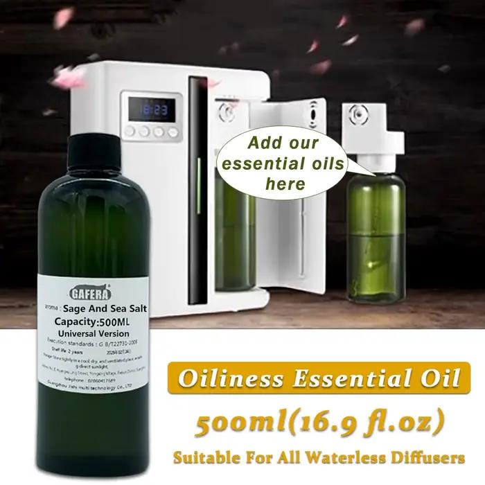 GAFERA 500 ml (16, 9 fl.oz) huile essentielle de sauge et de sel de mer-pour tous les diffuseurs sans eau