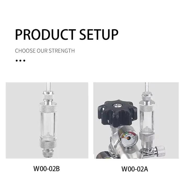 ZRDR – diffuseur de contrôle pour aquarium, pompe à Air de compteur de CO2 à tête unique ou pour Aquarium