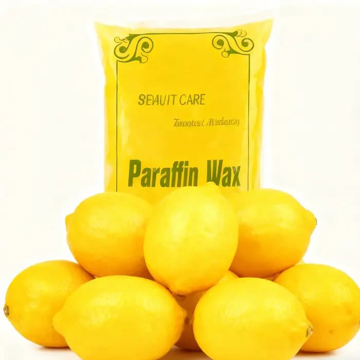 Paraffine pour les mains et les pieds, avertir des parfums de µ, bain d'avertissement pour les mains et les pieds, hydratant, citron jaune