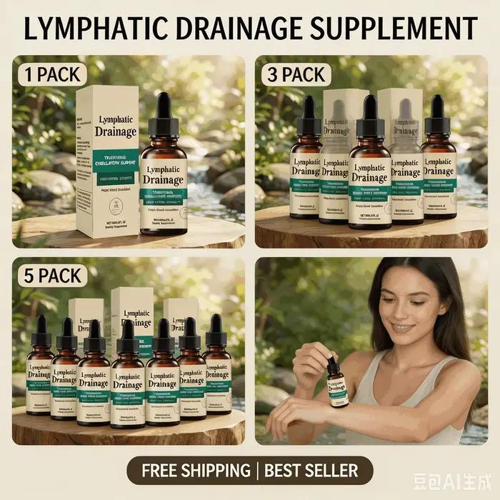 Nouvelles Gouttes Naturelles à Base de Plantes pour Drainage Lymphatique 2026 – Détoxifient