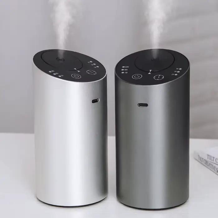 Diffuseur d'Arômes Électrique HAOYUNMA pour Voiture, Nébuliseur d'Huiles Essentielles Compact et Élégant, Idéal pour Détente Routière et Voyages Longues Distances