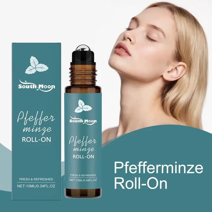 Huiles essentielles à rouleau de menthe poivrée