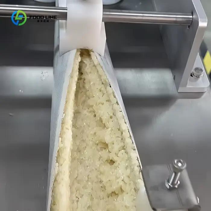 Machine à faire des rouleaux de sushi équipée d'un PLC personnalisé, composants de base stables pour la production commerciale dans les restaurants et les boulangeries