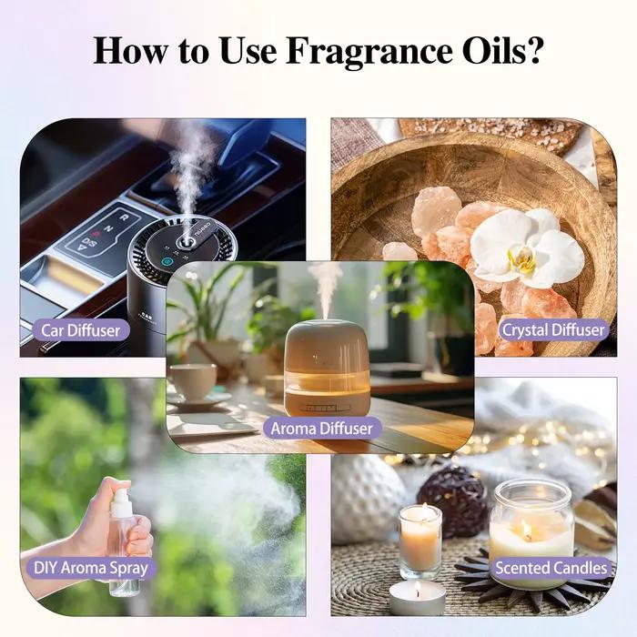 EUQEE 30ml huile parfumée Premium pour diffuseur aromathérapie noix de coco et vanille musc blanc gomme à bulles lilas arôme huiles parfumées