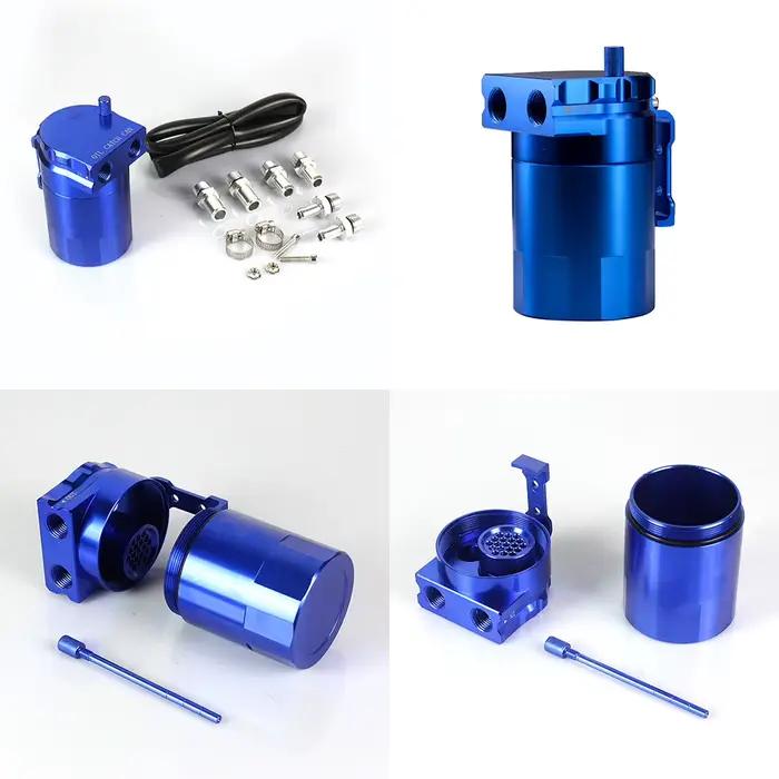 Boîte de récupération d'huile, reniflard universel, réservoir de carburant, réservoir à déflecteur en aluminium, séparateur d'huile de voiture de 300ML, Kit de capture avec filtre à Air Sport