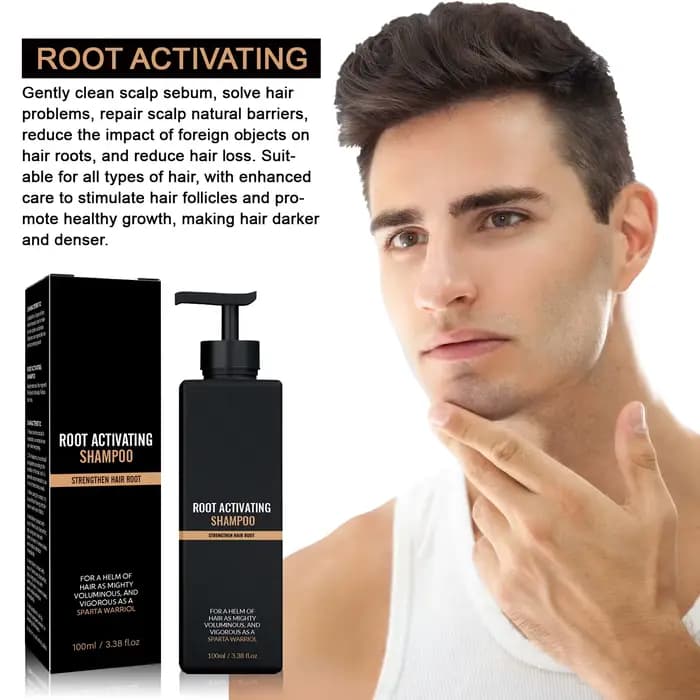 Shampoing à l'extrait naturel de plante, 100ml, améliore la croissance des cheveux, nutrition des racines, soin du cuir chevelu, nettoyage doux, adapté à tous les Types de cheveux