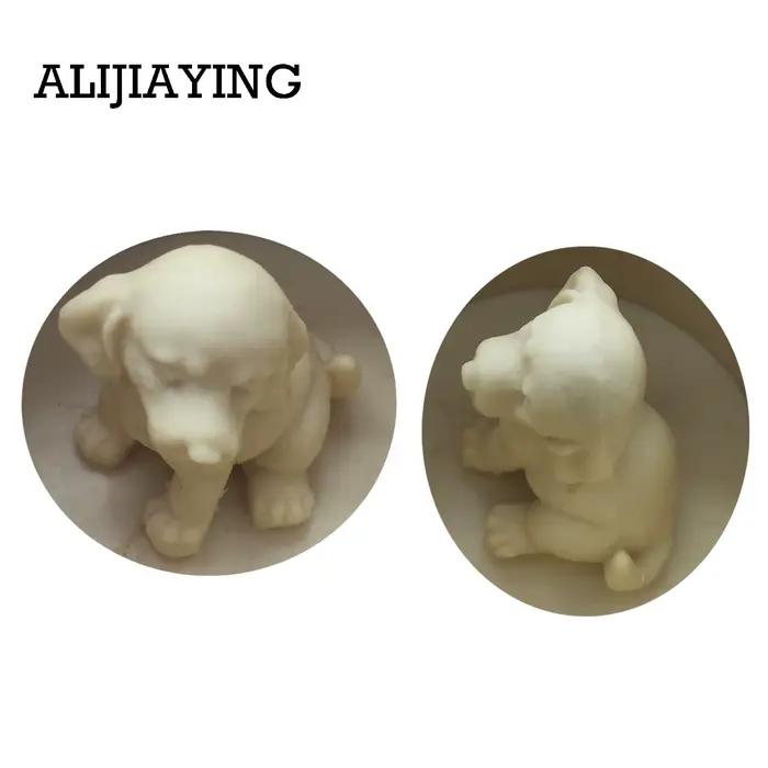 Moule 3D chien DY0018, moule artisanal fait main, moule en silicone pour plâtre, moule pour fondant, moule pour chocolat, moule pour résine, argile, savon, bougie