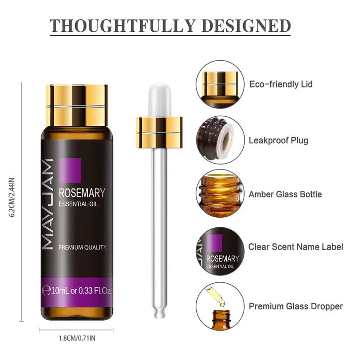 Diffuseur d'huile essentielle de romarin et de géranium pur