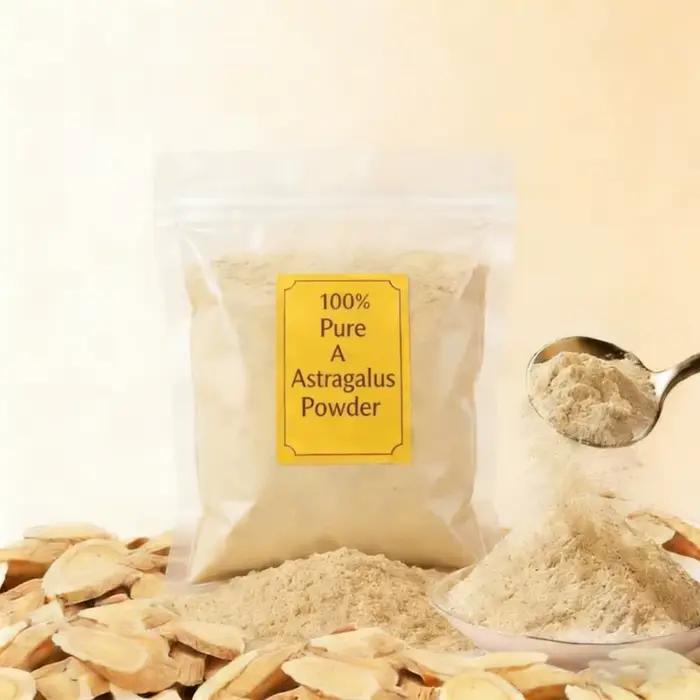 Matière première naturelle en poudre d'astragale sauvage