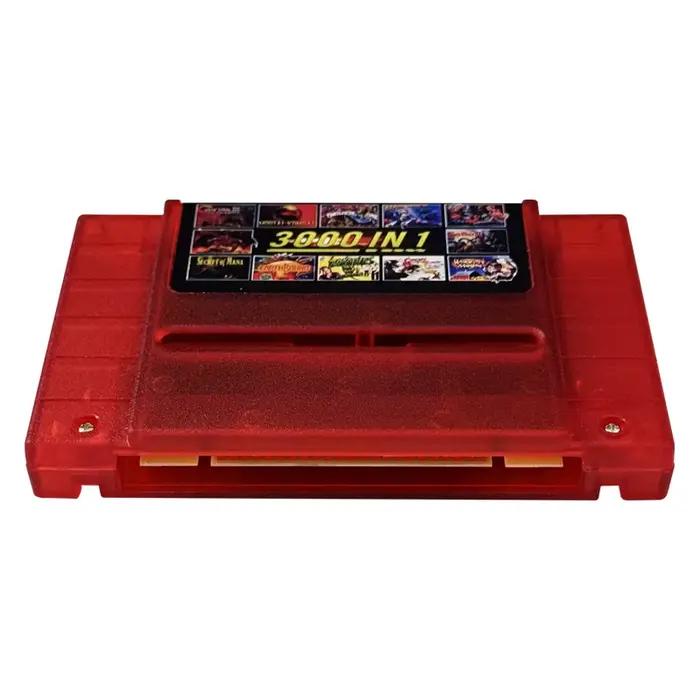 Carte de jeu SNES 3000 en 1 avec carte TF de 8 go, cartouche de jeu SFC V12 pour Console de jeu américaine SFC Super Famicom, accessoires de jeu