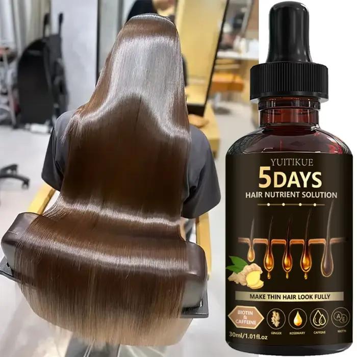 Sérum de croissance des cheveux YUITIKUE 5 jours - Solution nutritive