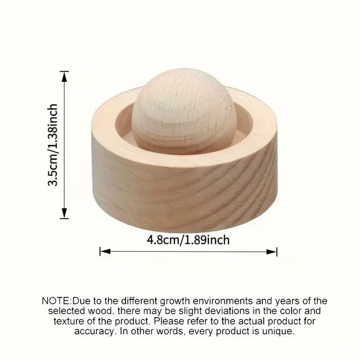 Diffuseurs d'huiles essentielles en bois élégants, conception sphérique, aucune électricité nécessaire, diffuseur pour parfum de pièce, 1 pièce