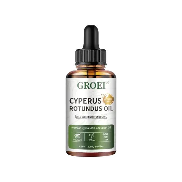 Huile de Cyperus Rotundus biologique naturelle