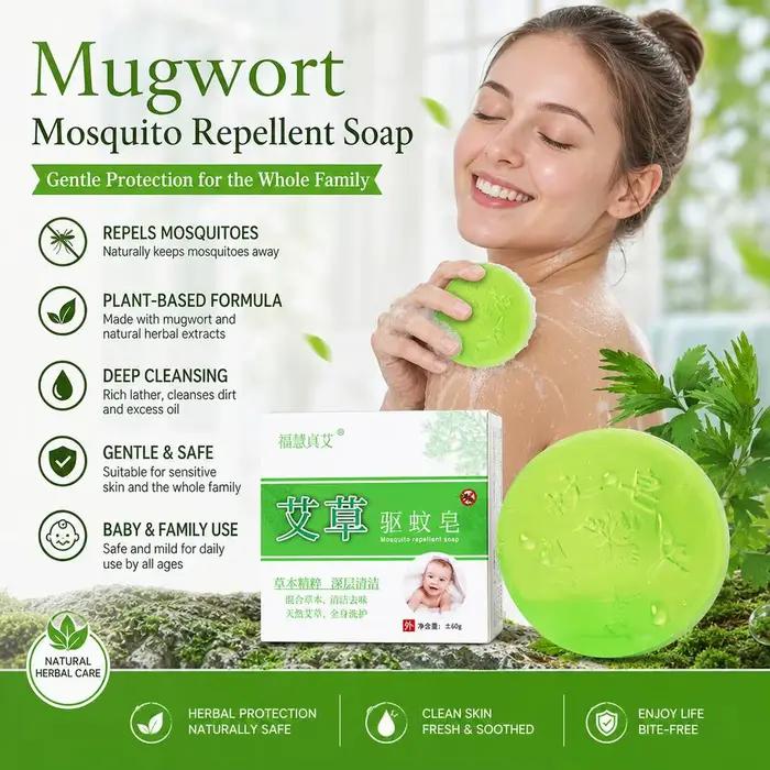 Savon nettoyant hydratant anti-moustiques, savon en barre aux huiles essentielles anti-démangeaisons, savon apaisant régulateur de sébum, savon pour le visage et le bain