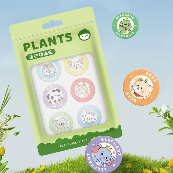 Patchs anti-moustiques, autocollants 100% naturels, non toxiques, à base d'huiles essentielles pures, pour éloigner les insectes, pour le camping et les voyages, 24/30/60/90 pièces