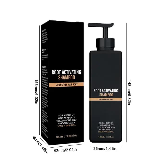Shampoing à l'extrait naturel de plante, 100ml, améliore la croissance des cheveux, nutrition des racines, soin du cuir chevelu, nettoyage doux, adapté à tous les Types de cheveux