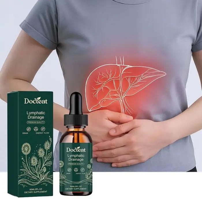 Gouttes de soutien au drainage lymphatique à base de plantes 60 ml
