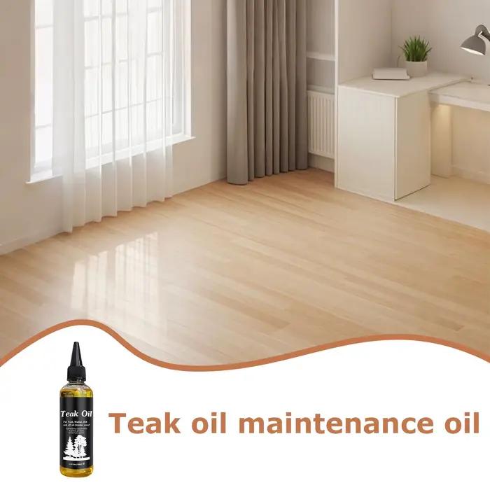 Huile pour meubles 100 ml, polisseur pour bois, conditionneur non gras pour bois dur, huile de teck pour table et bureau en bois
