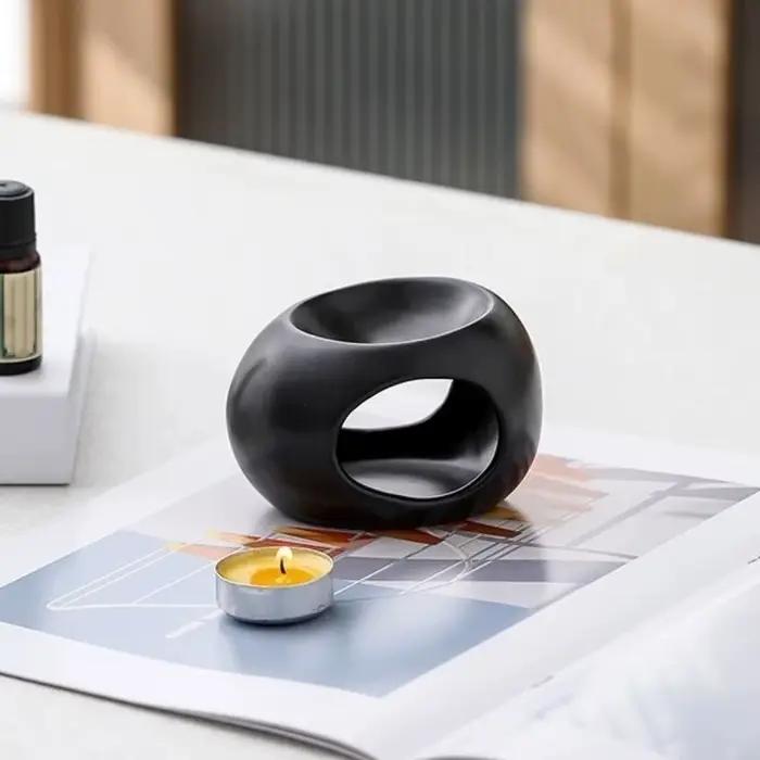 Brûleur d'huiles essentielles en céramique