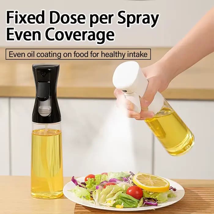 Bouteille de pulvérisation d'huile en plastique de 200/300/500ml, vaporisateur d'huile de qualité alimentaire pour la cuisson du barbecue, friteuse à Air, bouteille de pulvérisation d'huile de cuisine