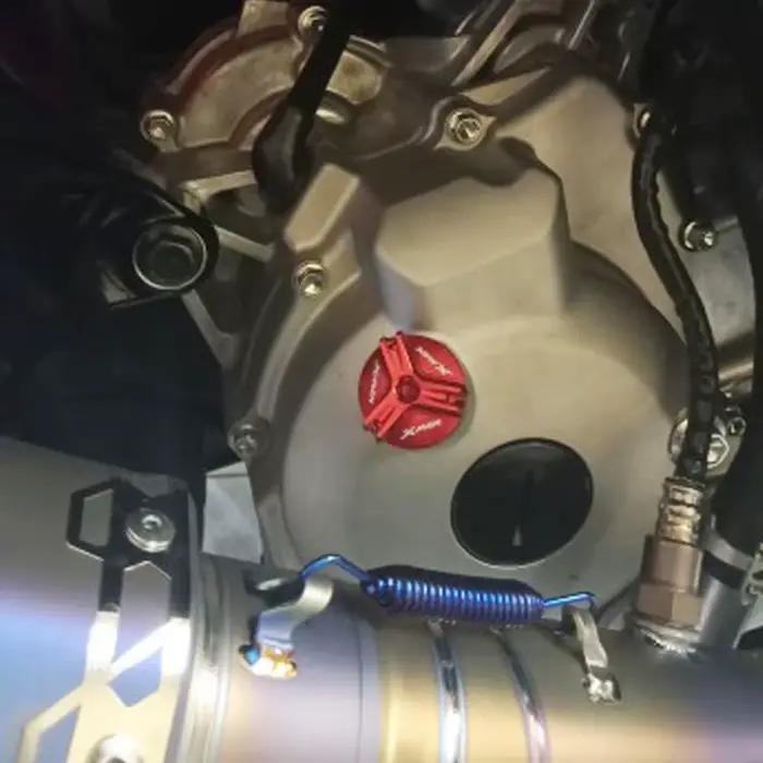 Pour YAMAHA XMAX 300 2023 XMAX300 X-MAX 250 2017-2024 2025 Couvercle du réservoir de liquide de frein avant de moto Bouchon de remplissage d'huile moteur