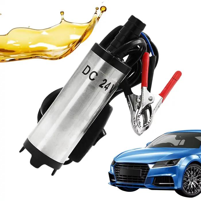 Pompe à huile de transfert robuste et polyvalente, distributeur d'eau portable 12V 24V, pompe à engrenages 38mm pour moteur automobile et pelouse