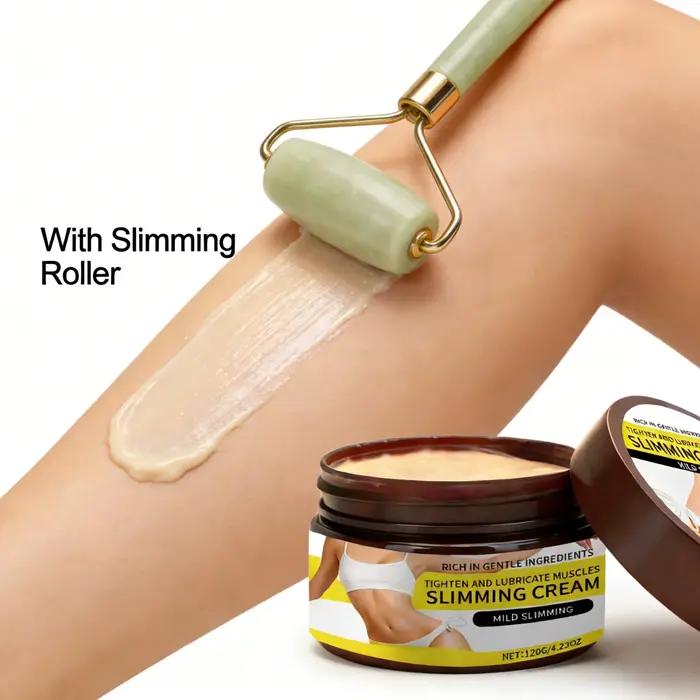 Crème Anti-Cellulite pour Massage Corporel à l'Huile de Rose