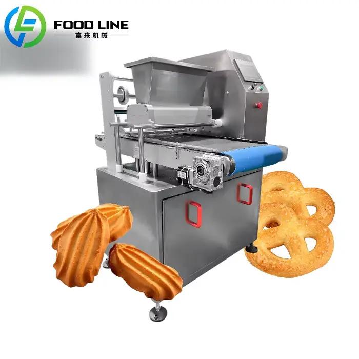 Petite Machine à biscuits, Machine de fabrication de biscuits avec dépôt de coupe-fil de biscuits