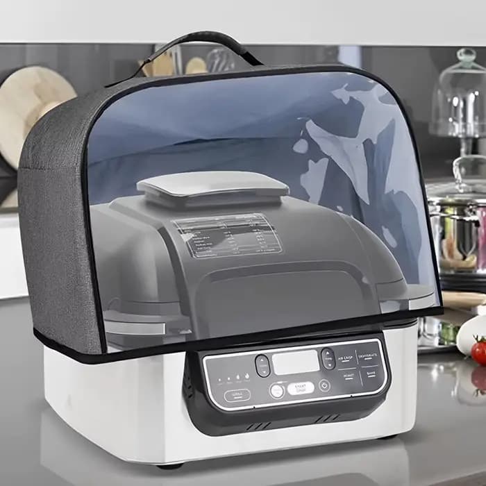Capuchon anti-poussière de cuisine durable avec poches de rangement, hotte pour friteuse à air, grille-pain domestique, housse anti-poussière, grille Ninja Foodi
