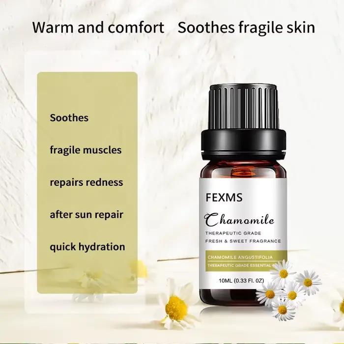 Huile essentielle de camomille romaine pour le soulagement du stress